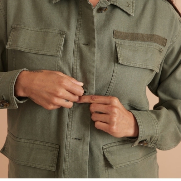 MARINE layer Zito Chore Coat in Olive - Picture 2 of 7